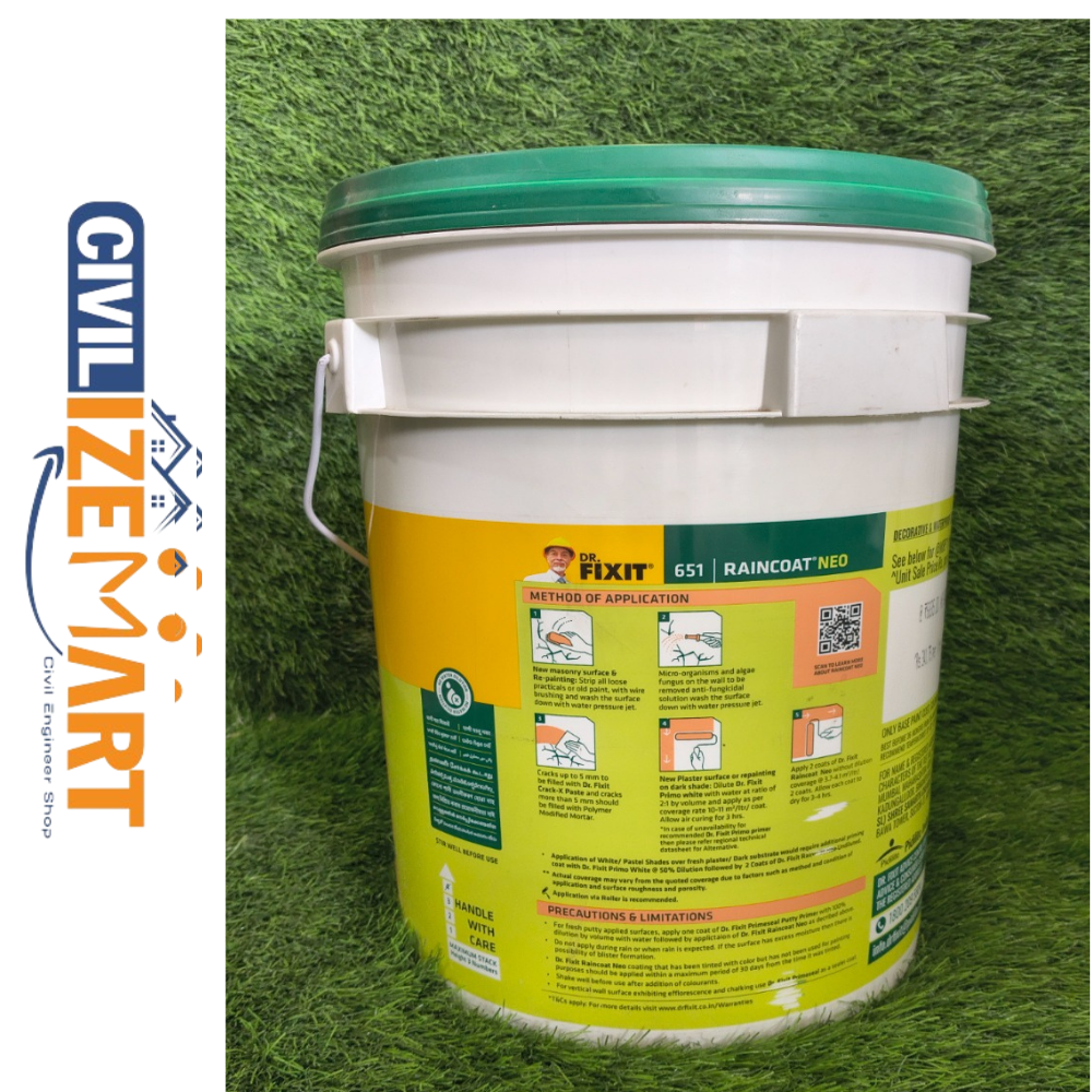 20L Dr Fixit Raincoat Neo Acrylate Copolymers Waterproofing Chemical