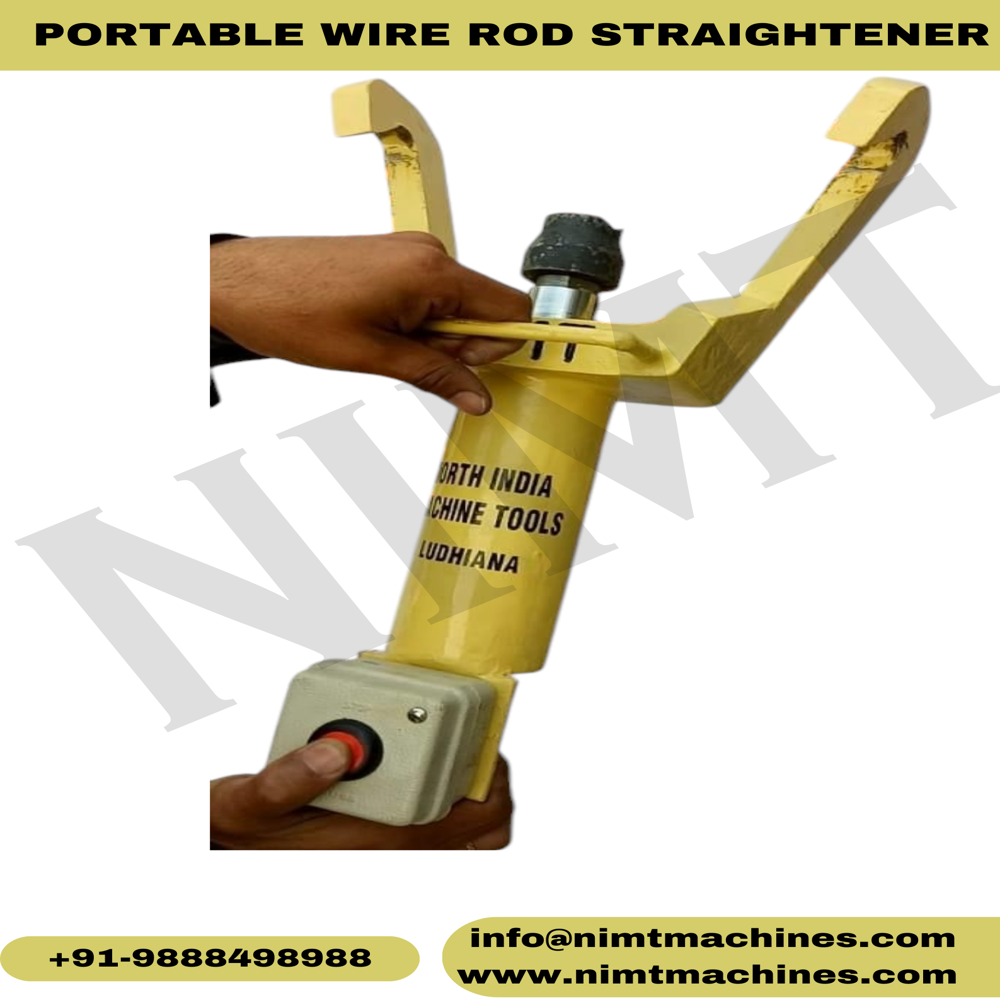 Portable Hydraulic Wire Rod Straightener