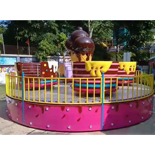 Cup & Soccer Breakdance Ride 16x16 feet 4 bogie