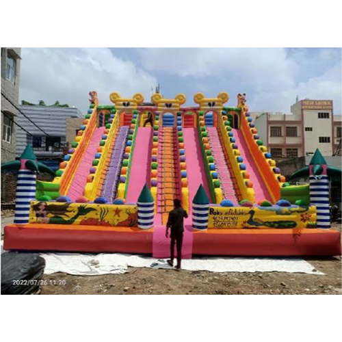 30x30 ft 7 lane bouncy