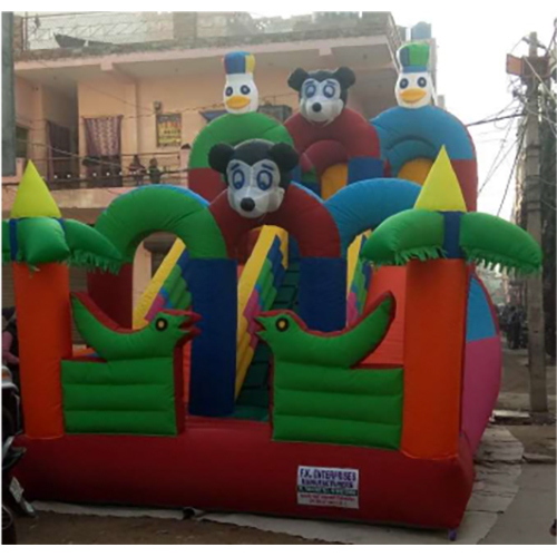12X18 Ft 3 Lane Bouncy - Diameter: N/A (Rectangular Shape)