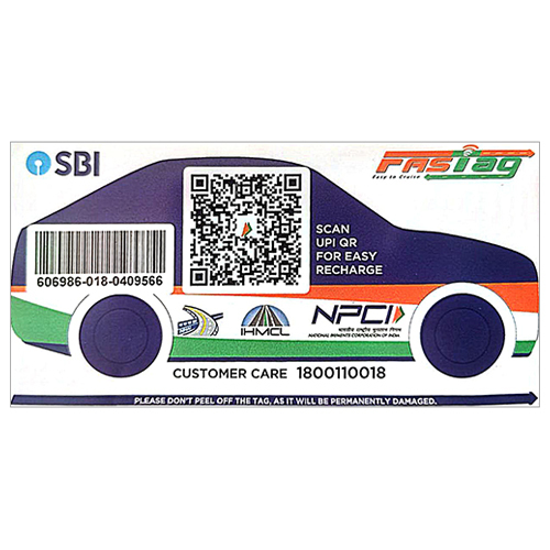 Fastag sticker