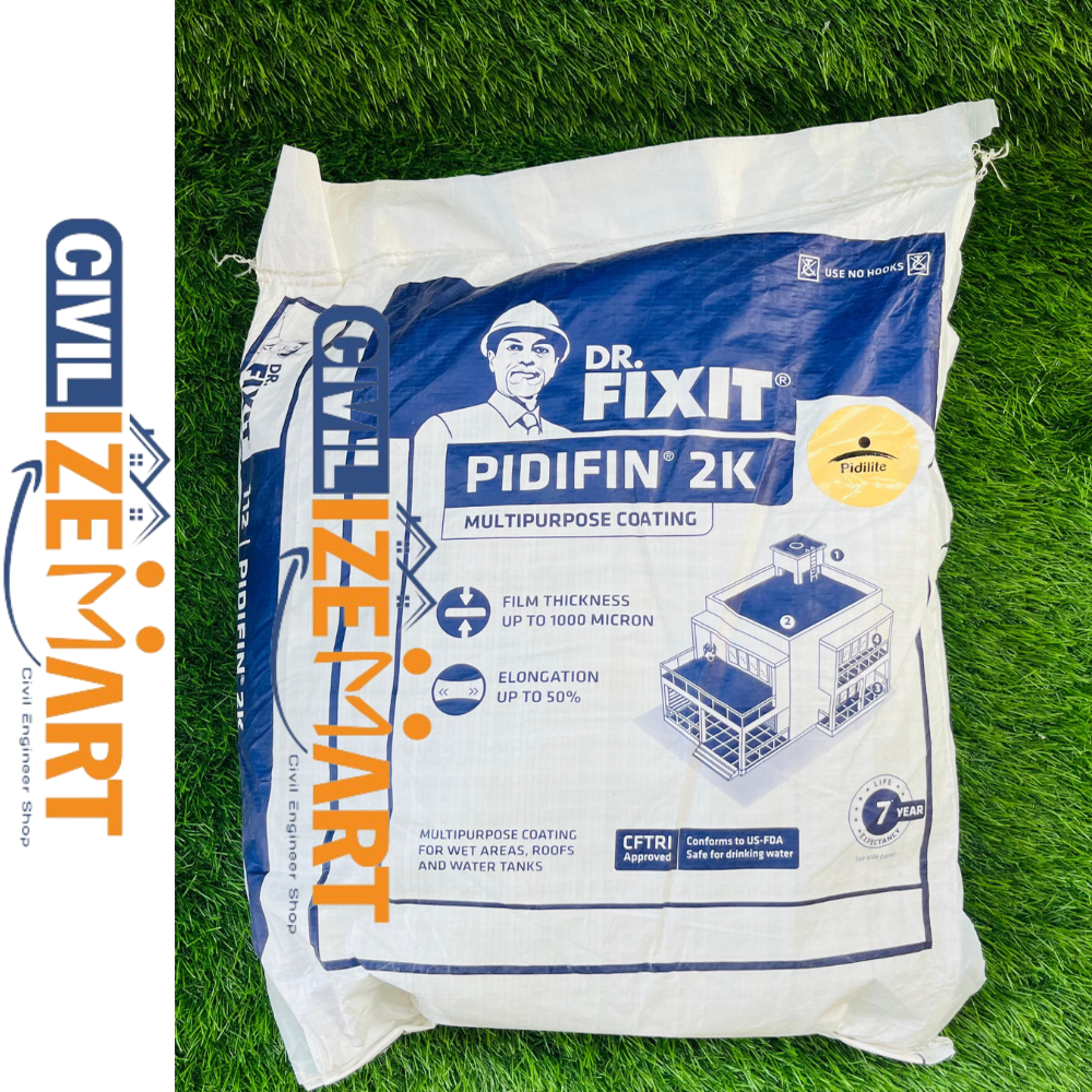  Dr. Fixit Pidifin 2K: Flexible Cementitious Coating for Waterproofing