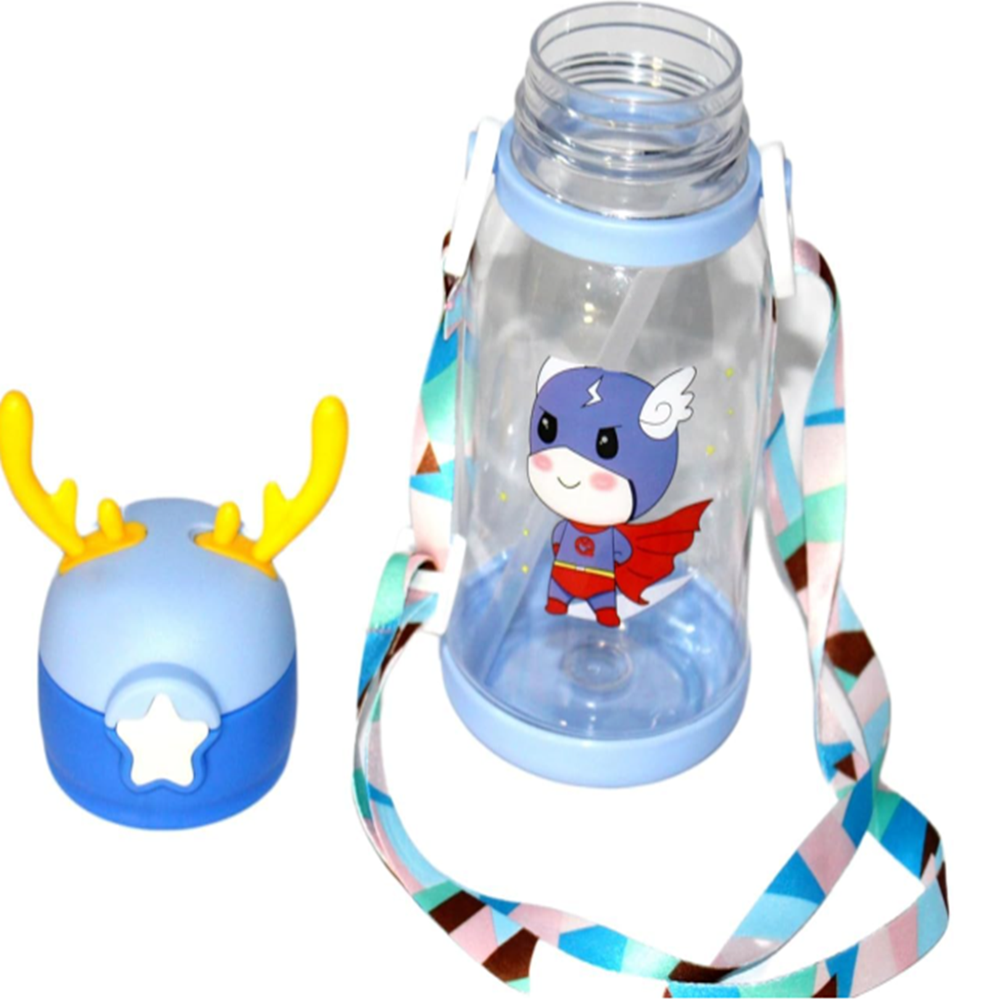 Deer Kids Water Bottle - Capacity: 450 Milliliter (Ml)