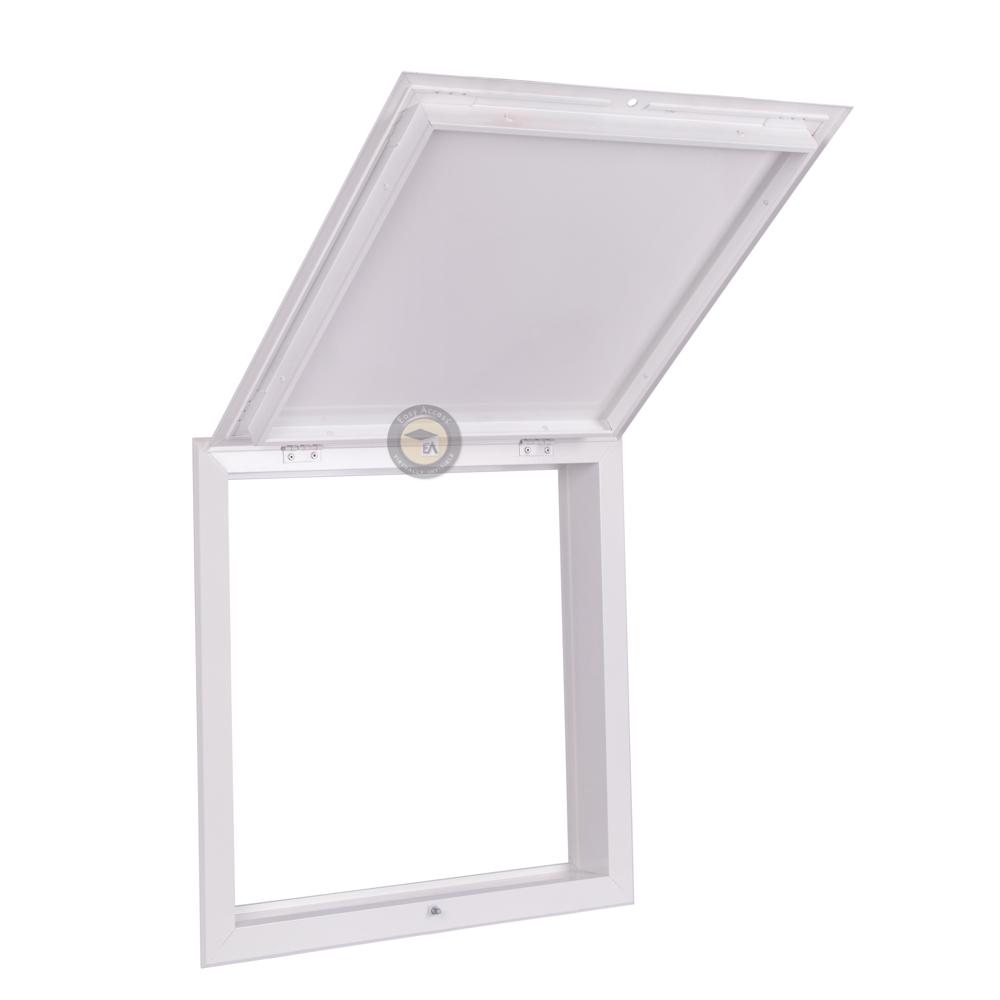 Easy Access Metal Trap Door - Metal, 450 X 450 Mm , White Finish For Office Use