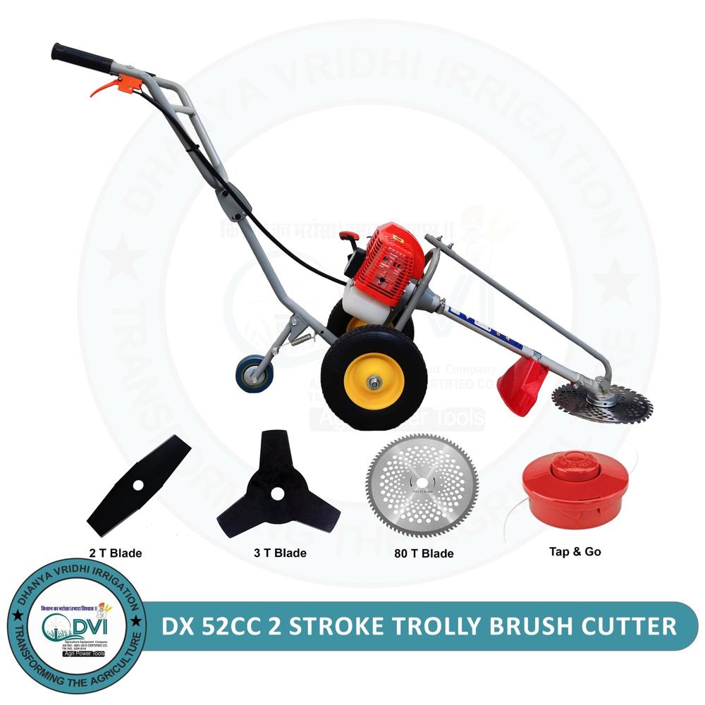 2 Stroke Trolley Brush Cutter