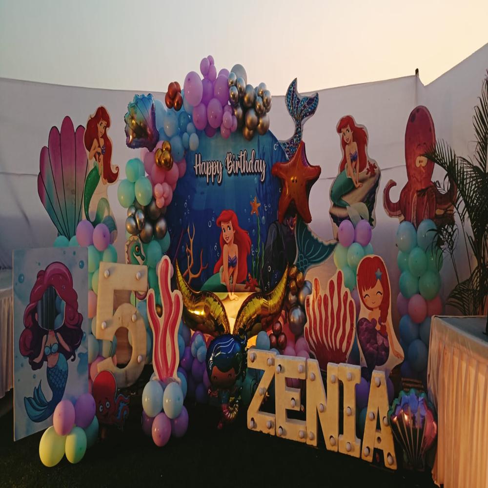 Mermaid Theme Ring Decoration