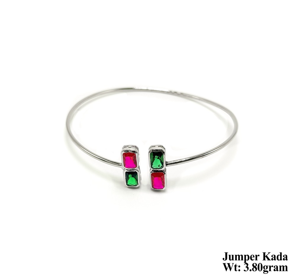 92.5 New Design Silver Jumper Kada