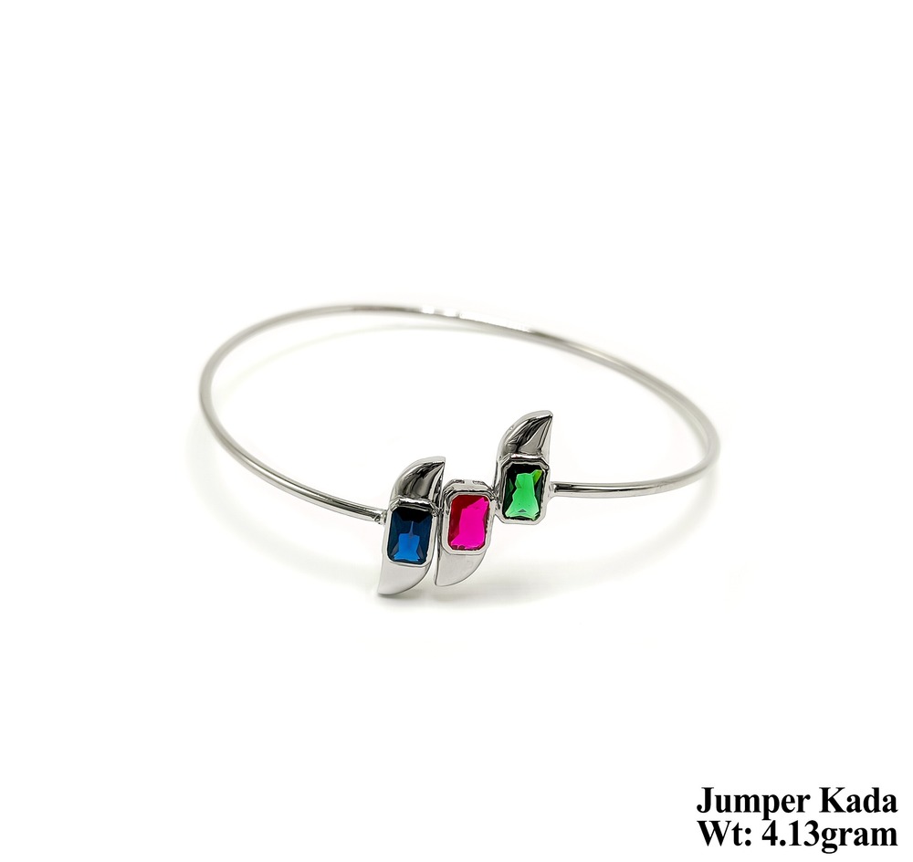 92.5 New Design Silver Jumper Kada