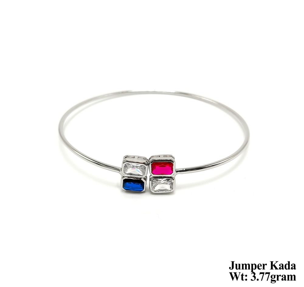 92.5 New Design Silver Jumper Kada