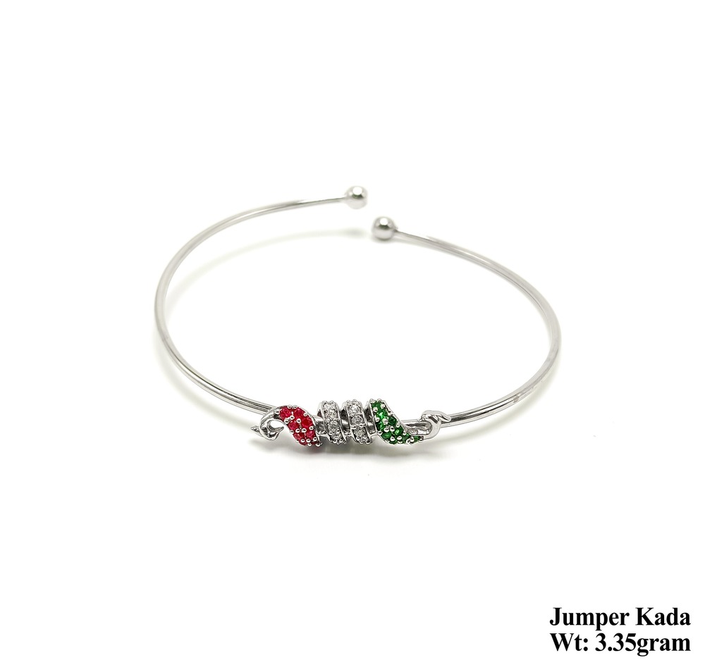 92.5 New Design Silver Jumper Kada