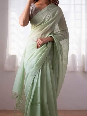 Mul Cotton Saree - Color: All
