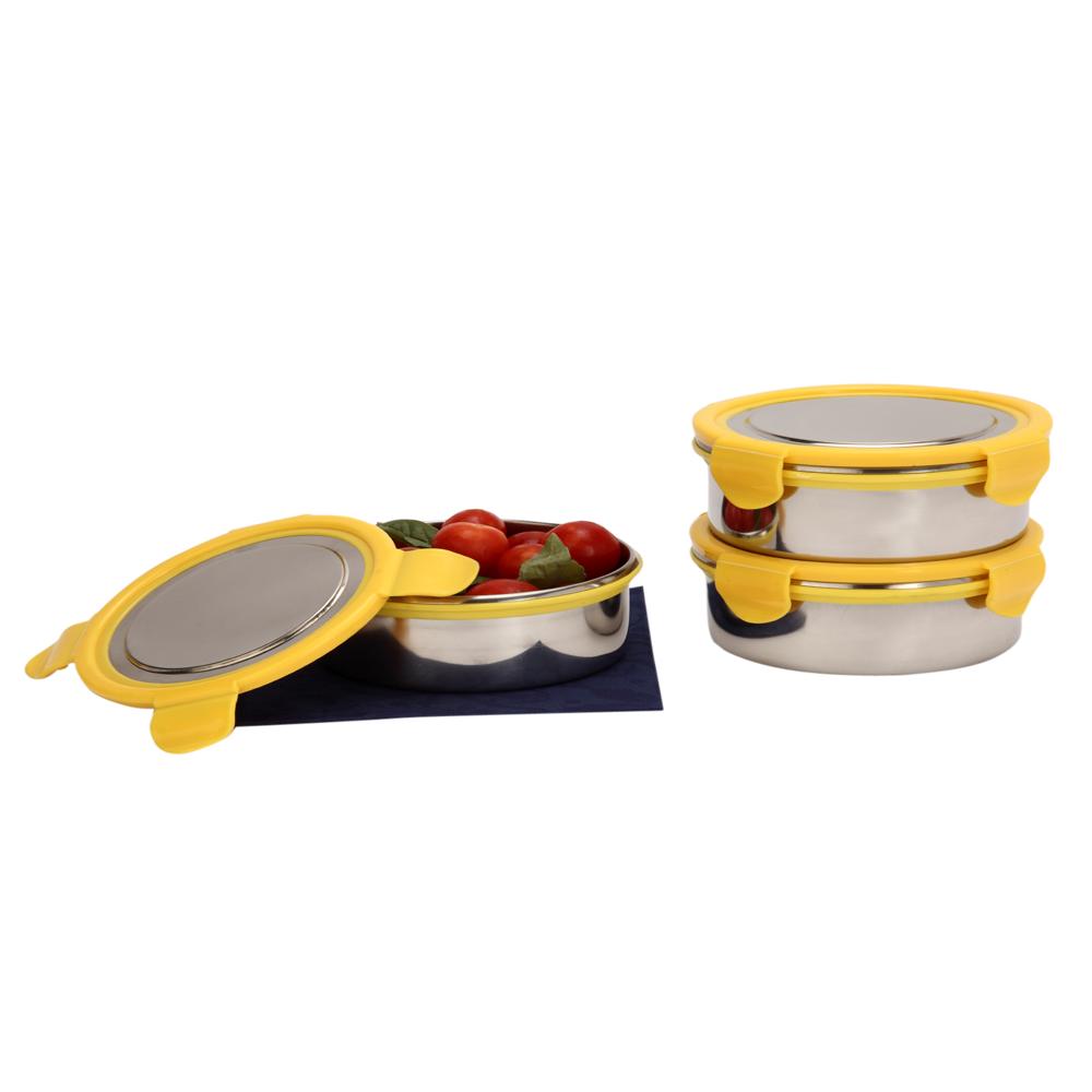 500ml Round Stainless Steel Lunch Boxes