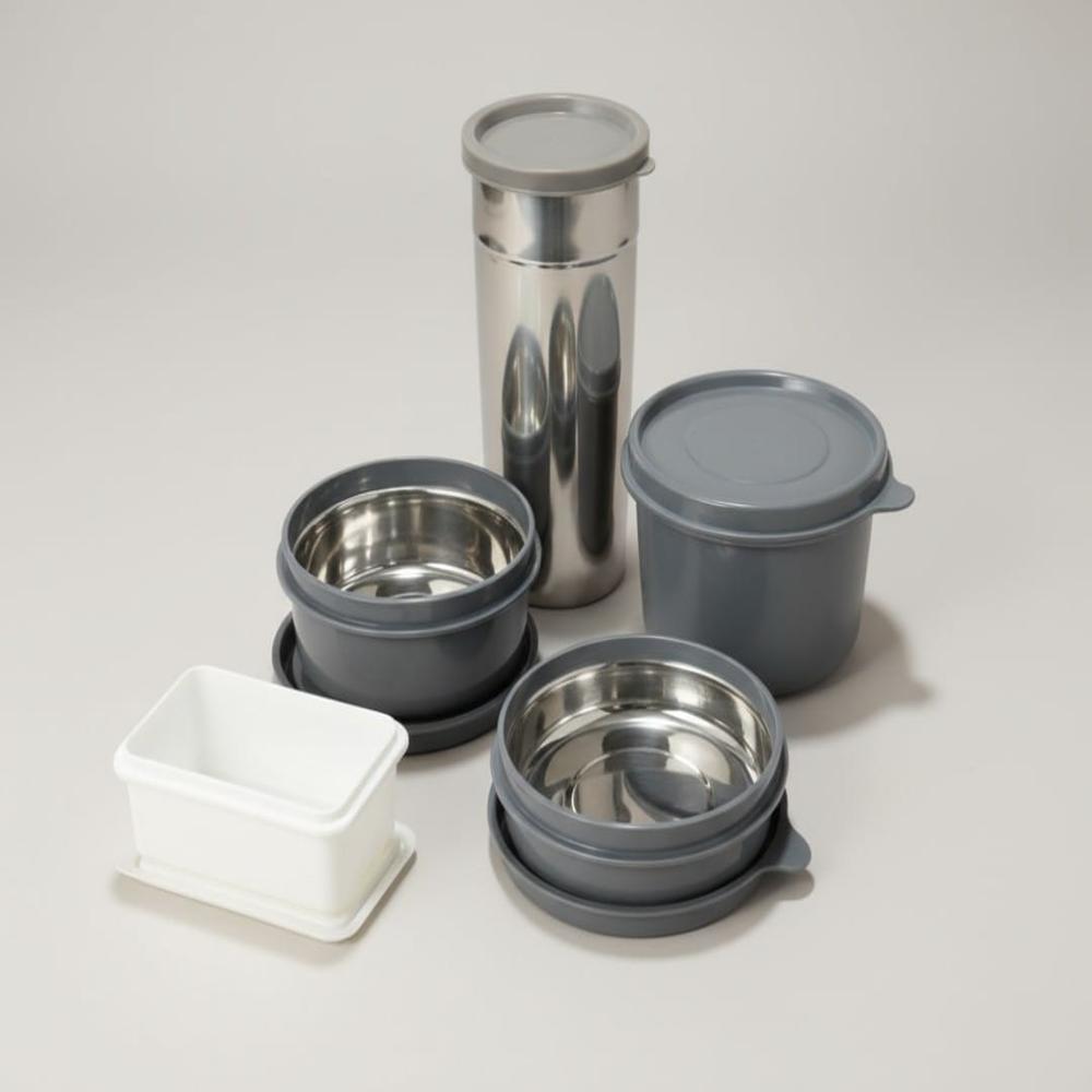 Executive Tiffin with Microwave Safe Containers