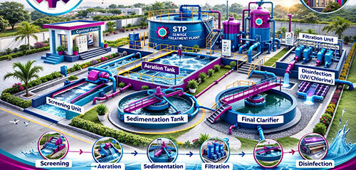 Industrial STP Plant