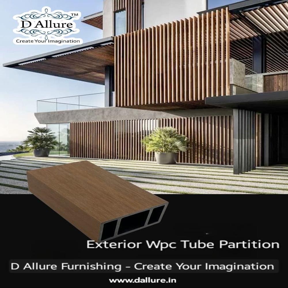 Stylish Timber Partition Tubes for Outdoor & Garden, Exterior Facade & Partition Work