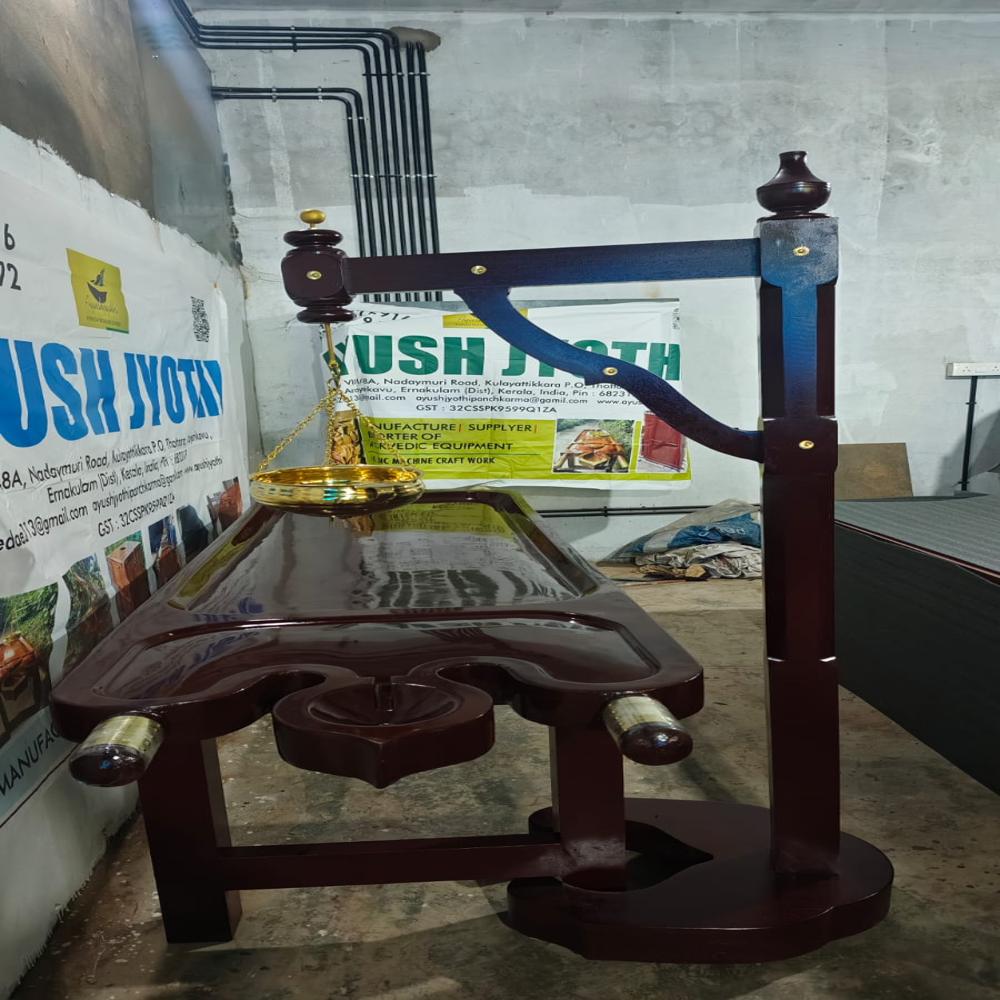 AJ22H-FIBER (FRP) SHIRODHARA TABLE SET 