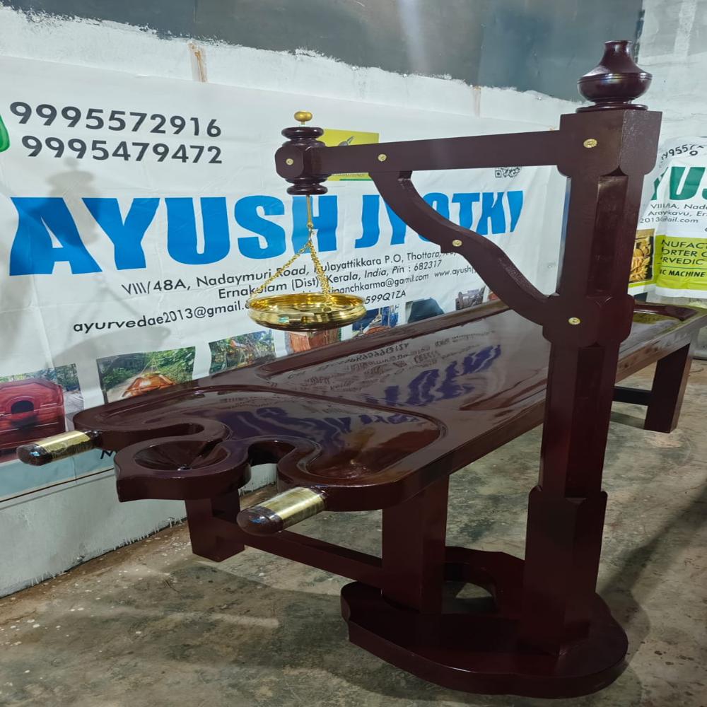 AJ22H-FIBER (FRP) SHIRODHARA TABLE SET 