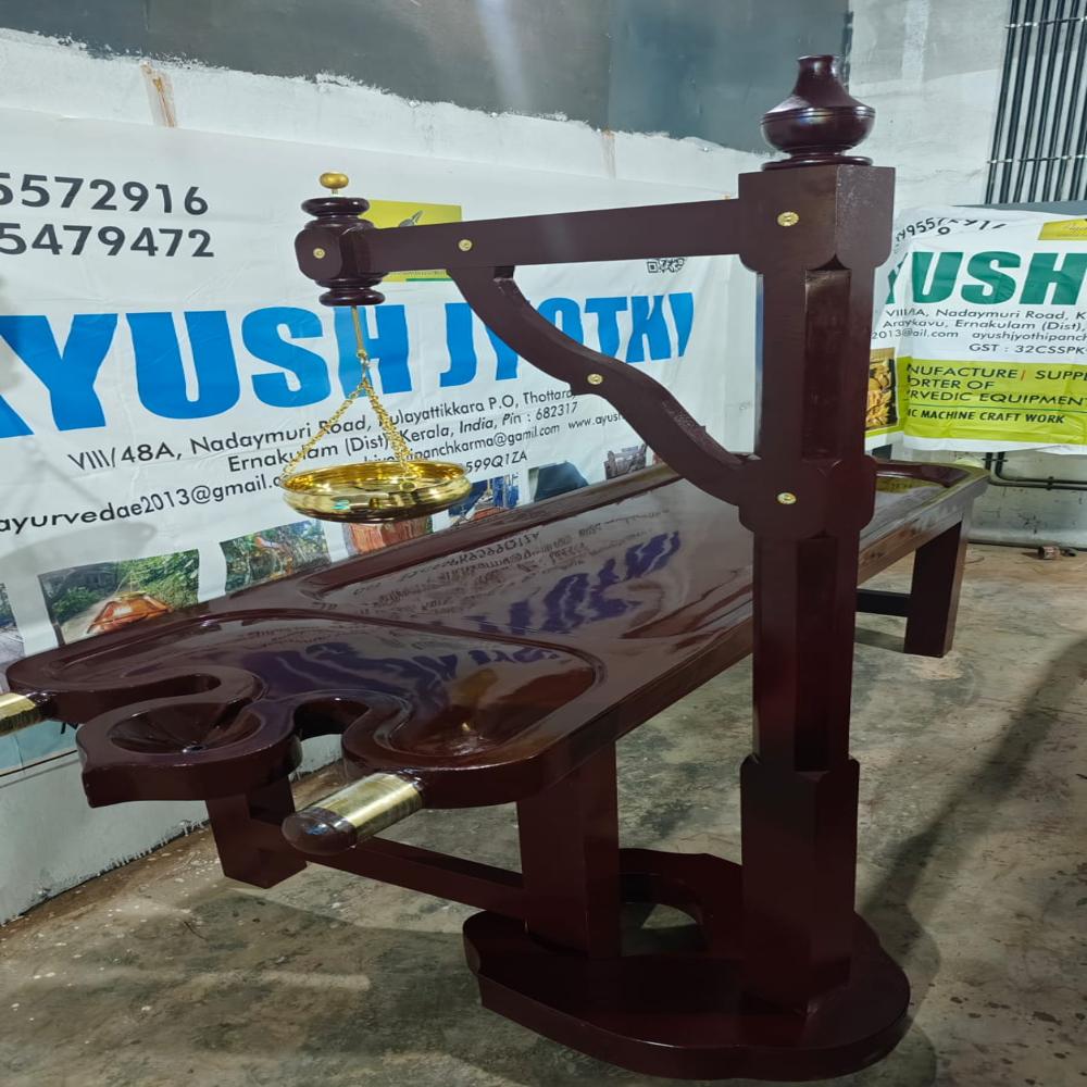 AJ22H-FIBER (FRP) SHIRODHARA TABLE SET 