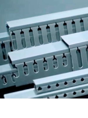 Pvc Cable Channel Tray - Color: Grey