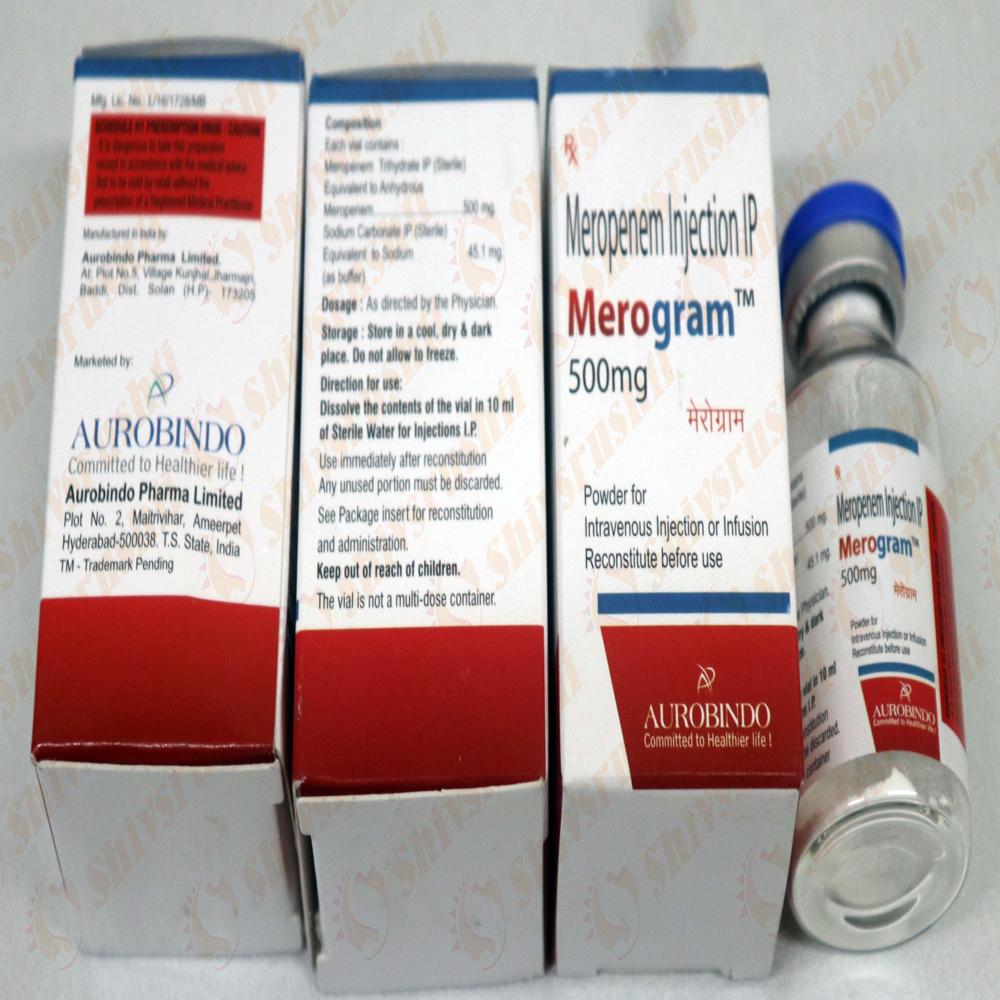 Merogram 500mg - Drug Type: Injection