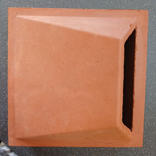 Terracotta Camp Clay Jalli - Color: Reddish Brown