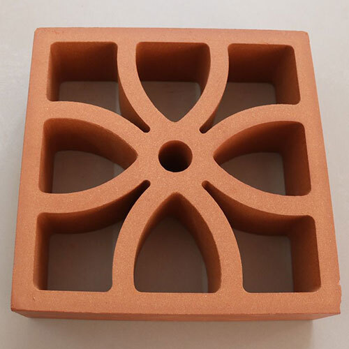 Terracotta Four Petal Jali
