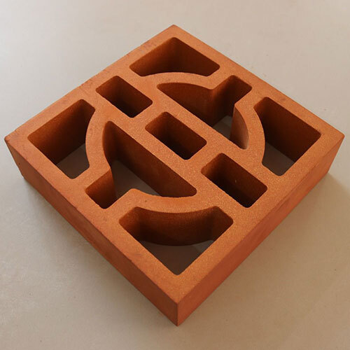 Pearl Terracotta Red Clay Jali