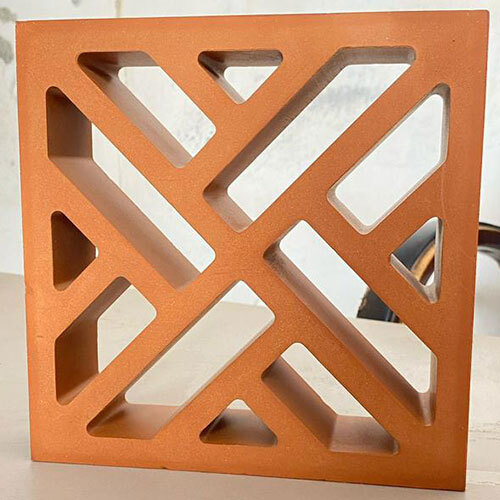 Zebra 2 Terracotta Jali