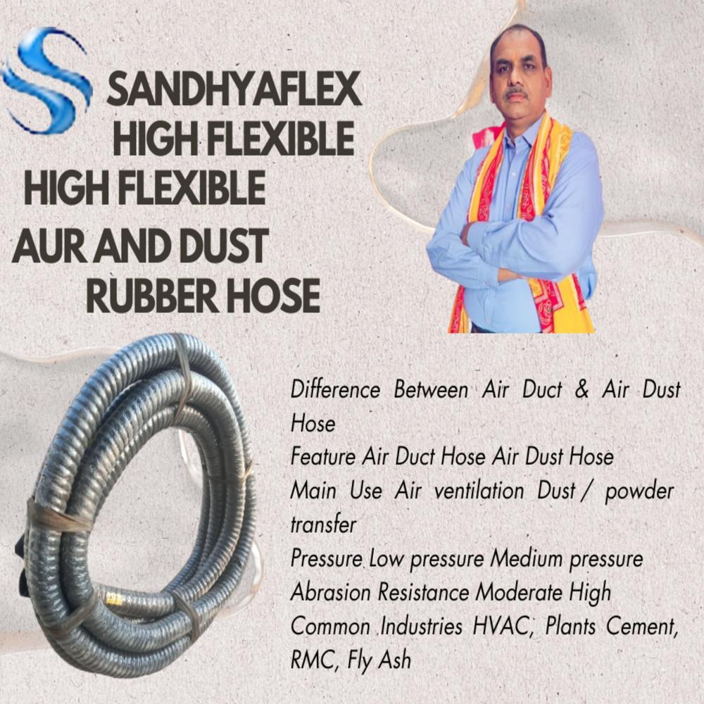 Hight Flexible Air Dust  Rubber Hose 