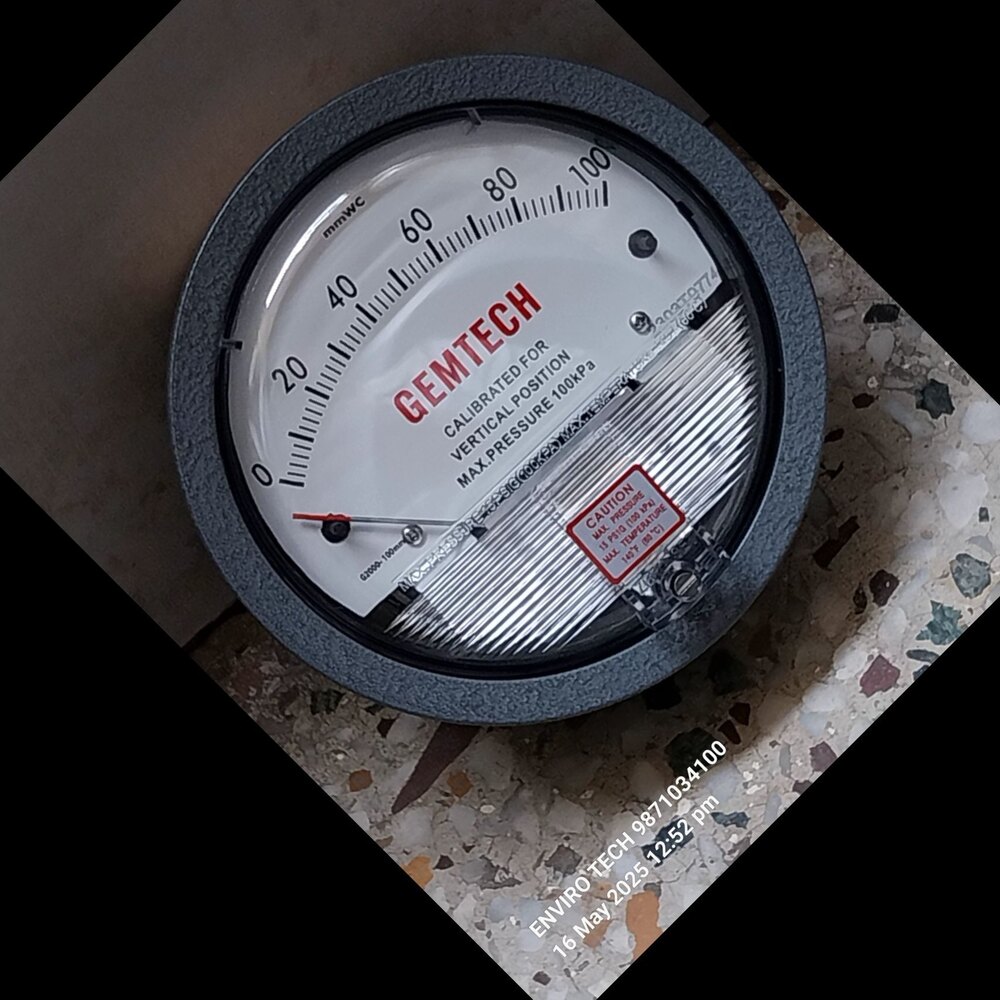 Wholesaler India GEMTECH : DIFFERENTIAL PRESSURE GAUGE In Patiala Punjab