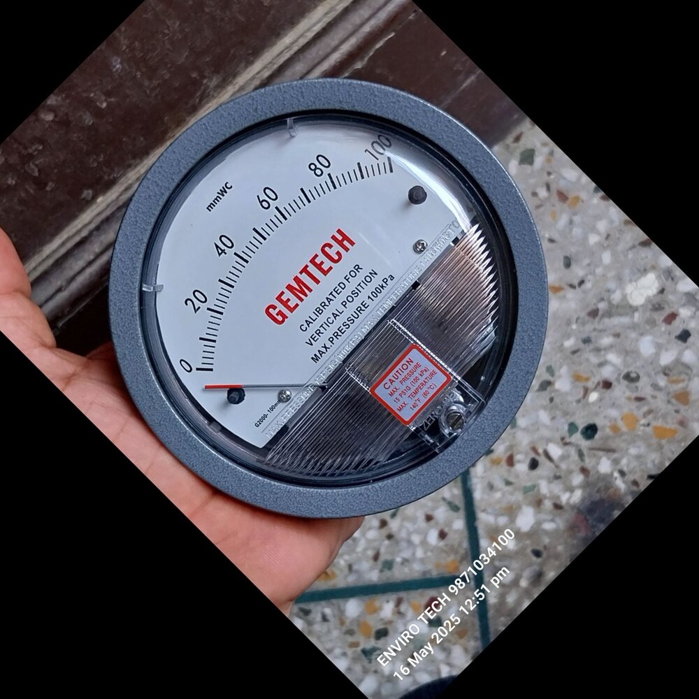 Wholesaler India GEMTECH : DIFFERENTIAL PRESSURE GAUGE In Patiala Punjab