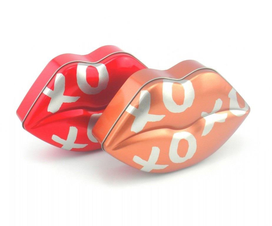 Customized Shaped Tin Box Recyclable Metal Lip Gloss Packaging Special-Shape Cosmetic Tin Plate Box For Cosmetics - Capacity: 0.1 Ltr