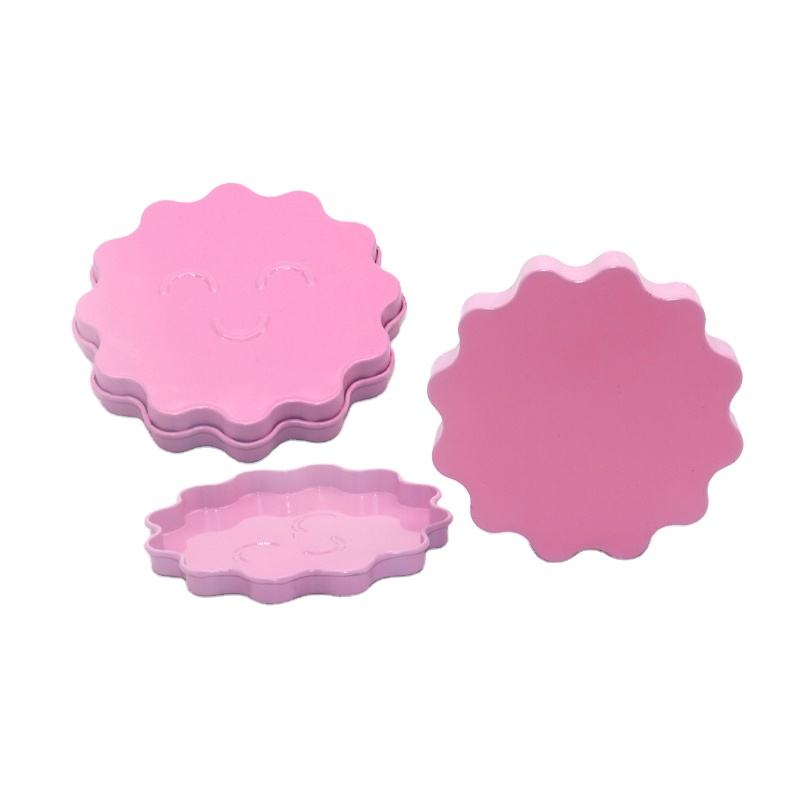 Customized Shaped Tin Box Recyclable Metal Lip Gloss Packaging Special-Shape Cosmetic Tin Plate Box for Cosmetics