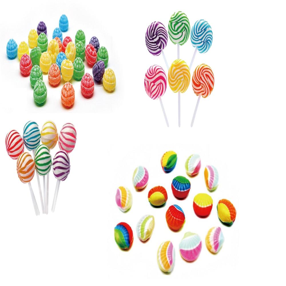 Factory Wholesale Halal Red and White Striped Spherical Christmas Bulk Mints Sweets 3d Ball Hard Candy