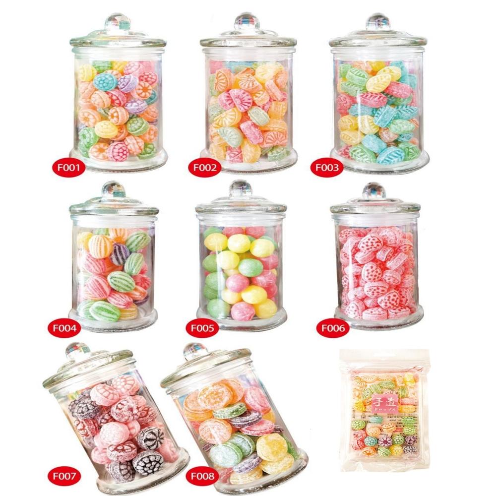 Factory Wholesale Halal Red and White Striped Spherical Christmas Bulk Mints Sweets 3d Ball Hard Candy