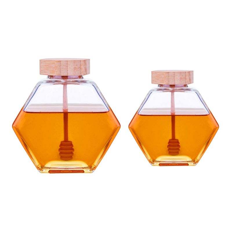 High Quality Clear Glass Kitchen Storage Jars 500ml/750ml/1000ml/1500ml with Glass Clip-on Lid Modern Design Food-Safe