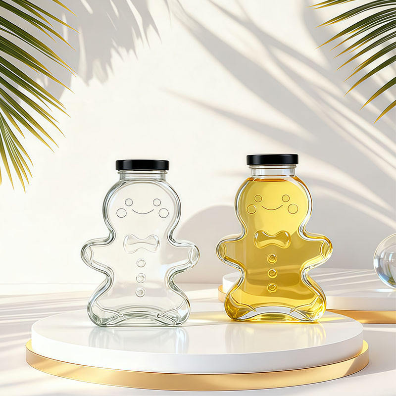 High Quality Clear Glass Kitchen Storage Jars 500ml/750ml/1000ml/1500ml with Glass Clip-on Lid Modern Design Food-Safe