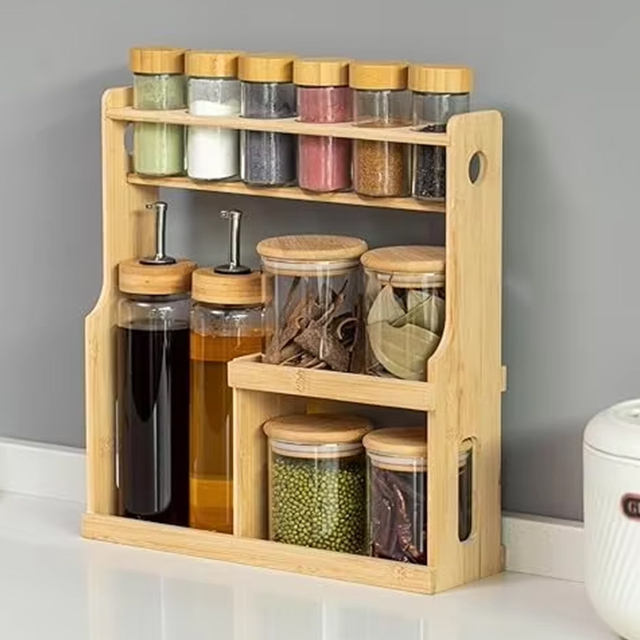 High Quality Clear Glass Kitchen Storage Jars 500ml/750ml/1000ml/1500ml with Glass Clip-on Lid Modern Design Food-Safe