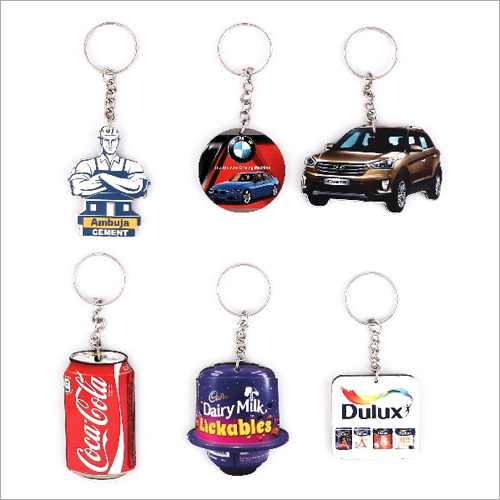 Digital Mdf Keychains - Color: Multicolor