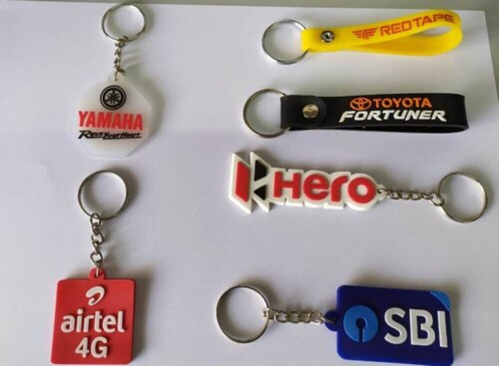 Silicone Keychains - Color: Multicolor
