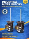 Industrial Liquid Mixer Motor - Color: Brown