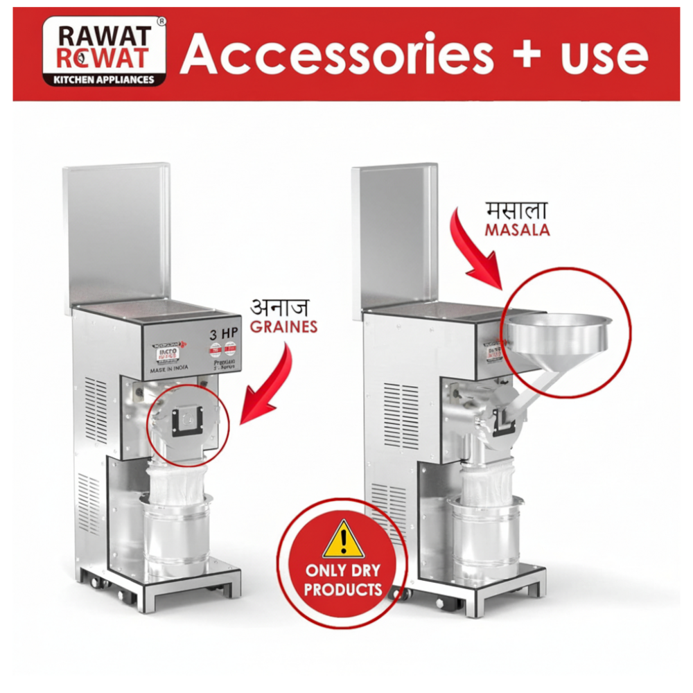 SS Flour Mill Stainless Steel Atta Chakki