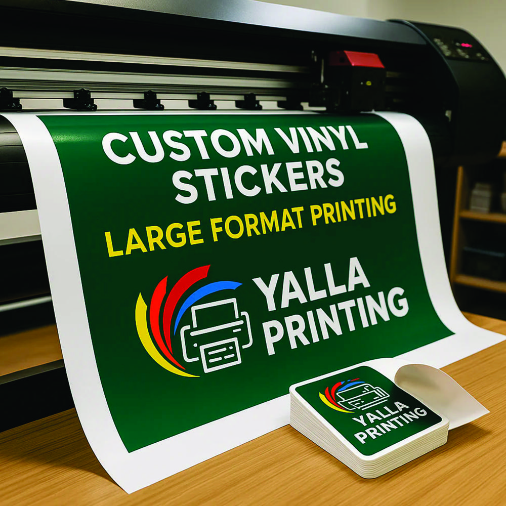 Vinyl Eco Solvent Printed Adhesive Sticker