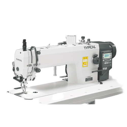 Gc-0313Ad3 Top And Bottom Feed Sewing Machine - Color: White & Blue