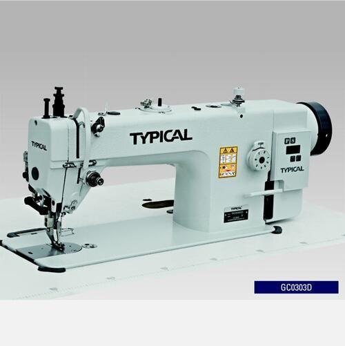 Gc0303D Single Needle Sewing Machine Lockstitch Machine - Color: White / Grey