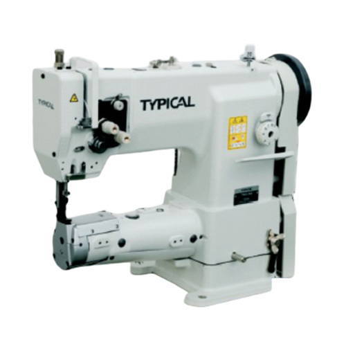 Typical Tw3-343D Cylinder Bed Direct Drive Compound Feed Lockstitch Sewing Machine Complete Set - Color: White