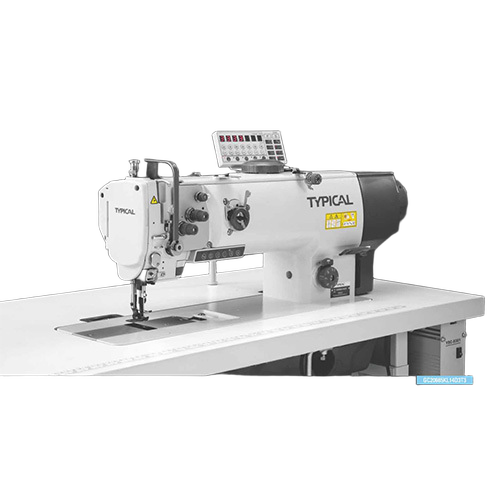 Gc20665 Single Needle Sewing Machine Lockstitch Sewing Machine - Color: White & Grey