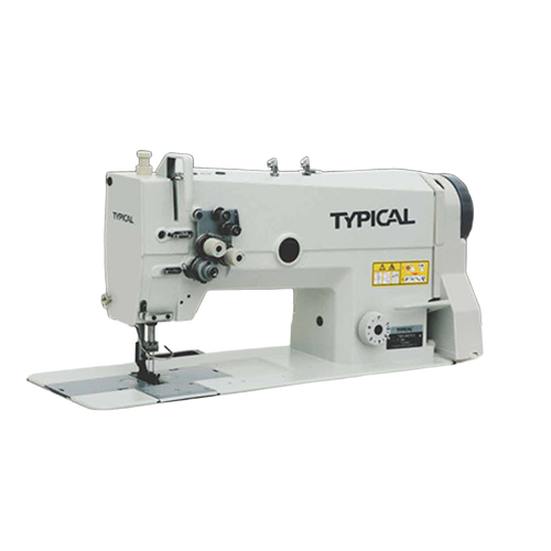 Tw2-B842-B872 Double Needle Sewing Machine - Color: White & Blue