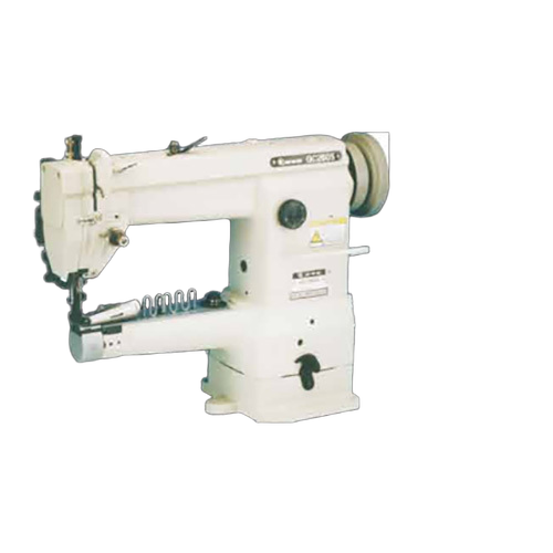 Typical Gc2605 Single Needle Sewing Machine Cylinder Bed Machine Complete Set - Color: White & Blue
